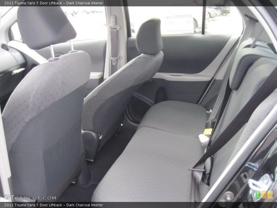 Dark Charcoal Interior Photo for the 2011 Toyota Yaris 5 Door Liftback #43362370