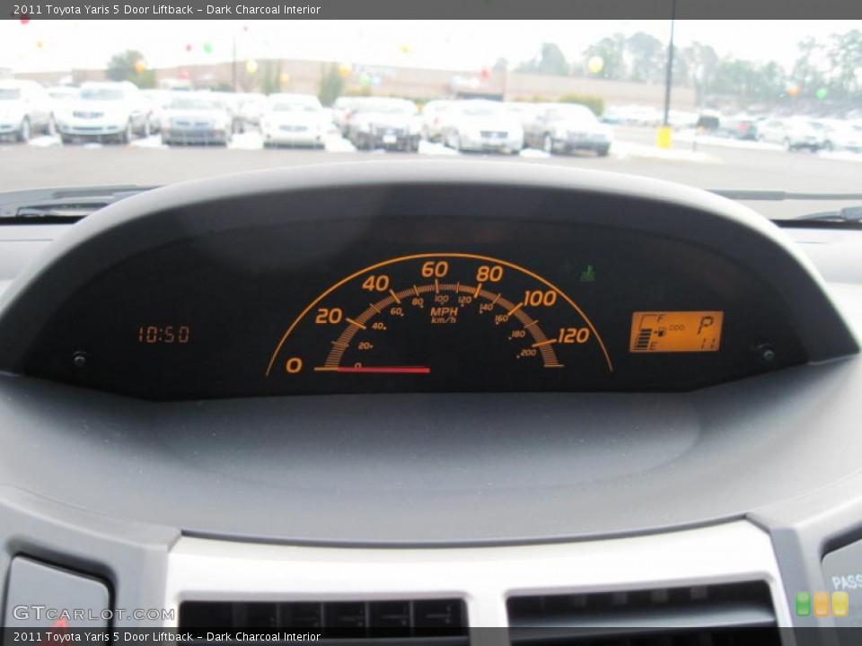 Dark Charcoal Interior Gauges for the 2011 Toyota Yaris 5 Door Liftback #43362425