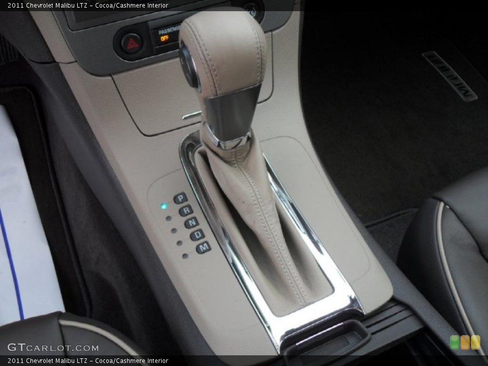 Cocoa/Cashmere Interior Transmission for the 2011 Chevrolet Malibu LTZ #43362697