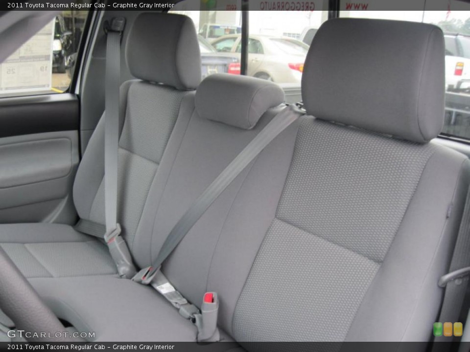 Graphite Gray Interior Photo for the 2011 Toyota Tacoma Regular Cab #43363635