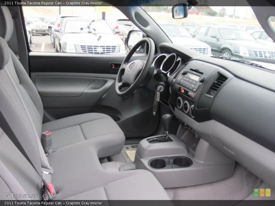 Graphite Gray Interior Photo for the 2011 Toyota Tacoma Regular Cab #43363651