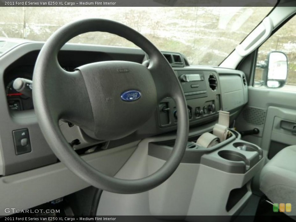 Medium Flint Interior Dashboard for the 2011 Ford E Series Van E250 XL Cargo #43363811