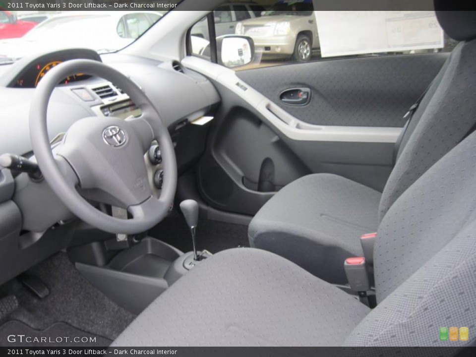 Dark Charcoal Interior Photo for the 2011 Toyota Yaris 3 Door Liftback #43364481