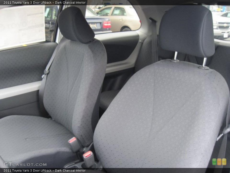 Dark Charcoal Interior Photo for the 2011 Toyota Yaris 3 Door Liftback #43364496