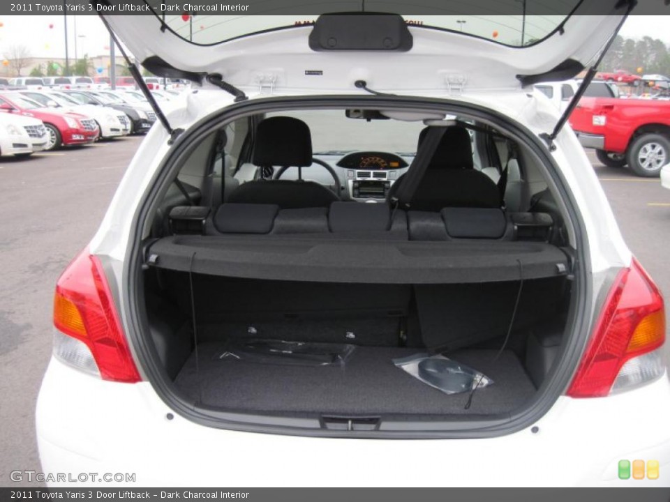 Dark Charcoal Interior Trunk for the 2011 Toyota Yaris 3 Door Liftback #43364528