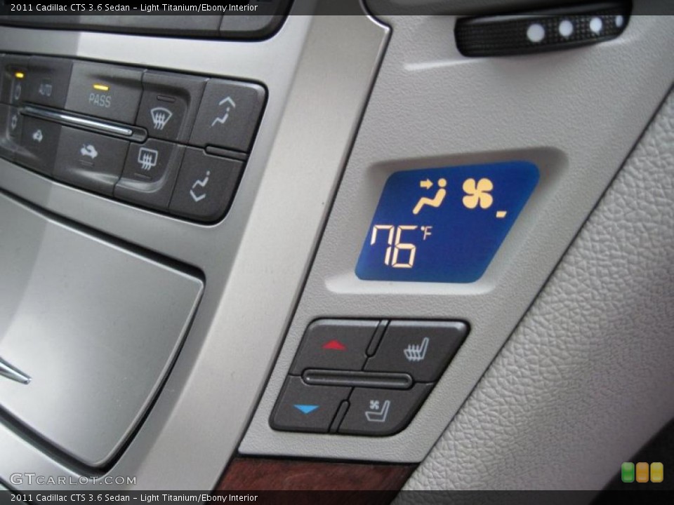 Light Titanium/Ebony Interior Controls for the 2011 Cadillac CTS 3.6 Sedan #43365304