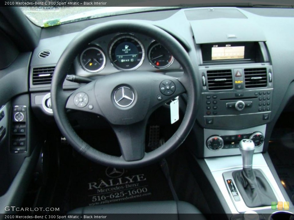Black Interior Dashboard for the 2010 Mercedes-Benz C 300 Sport 4Matic #43365864