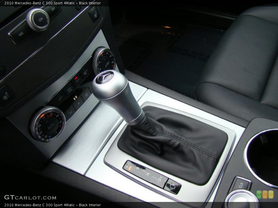 Black Interior Transmission for the 2010 Mercedes-Benz C 300 Sport 4Matic #43365896