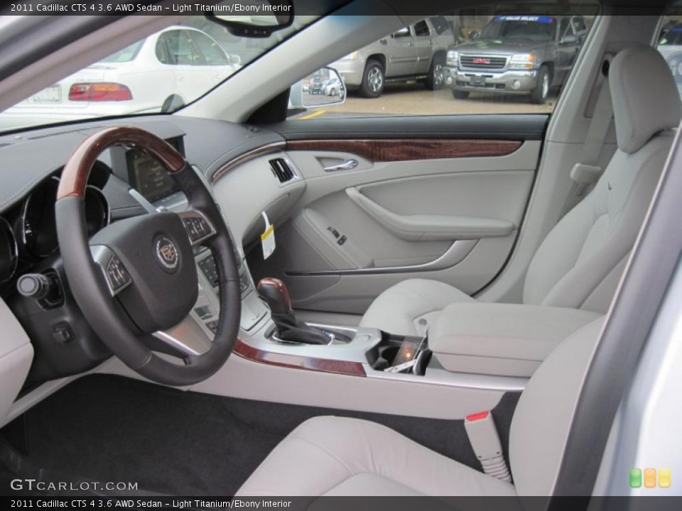 Light Titanium/Ebony Interior Photo for the 2011 Cadillac CTS 4 3.6 AWD Sedan #43365928
