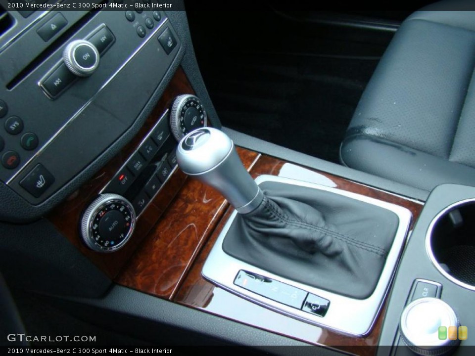 Black Interior Transmission for the 2010 Mercedes-Benz C 300 Sport 4Matic #43366408