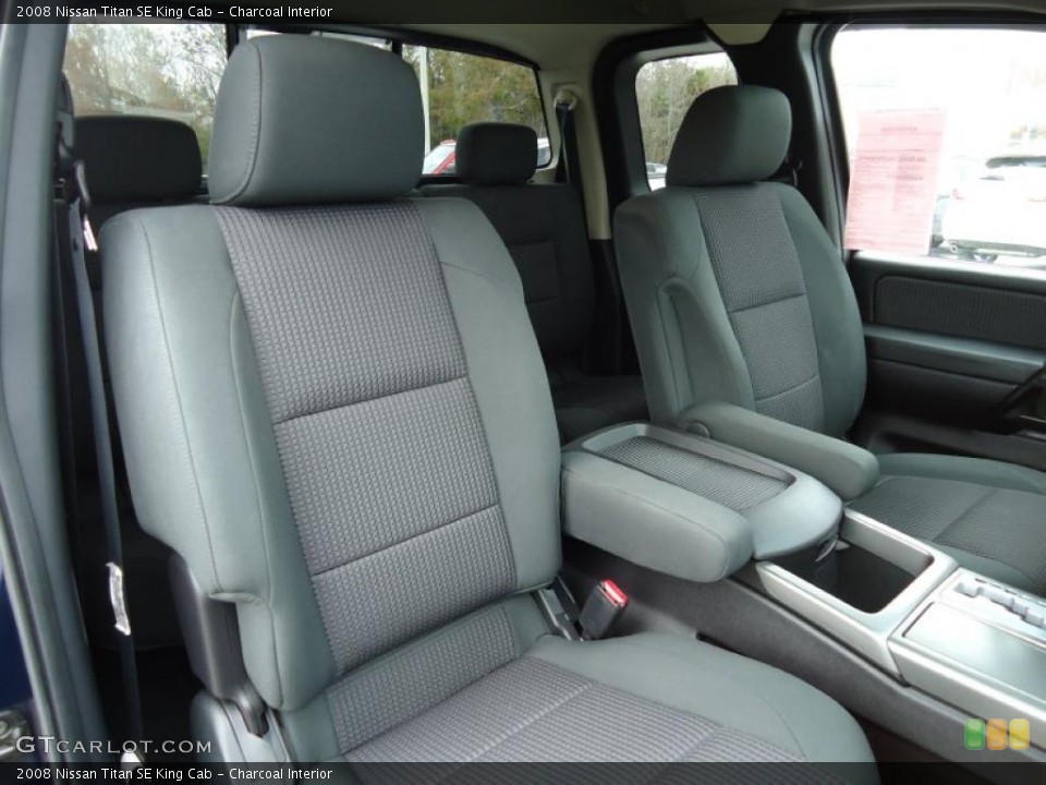 Charcoal Interior Photo for the 2008 Nissan Titan SE King Cab #43367284