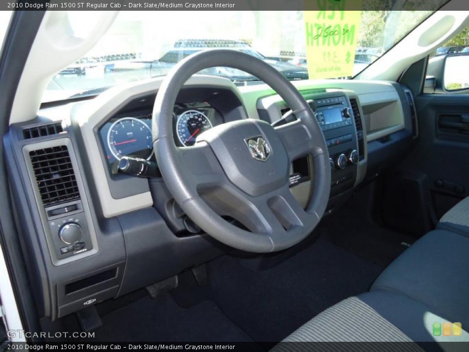 Dark Slate/Medium Graystone Interior Dashboard for the 2010 Dodge Ram 1500 ST Regular Cab #43367620