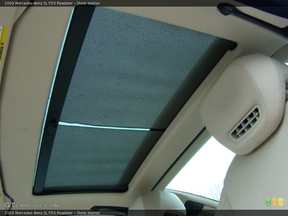 Stone Interior Sunroof for the 2009 Mercedes-Benz SL 550 Roadster #43367644