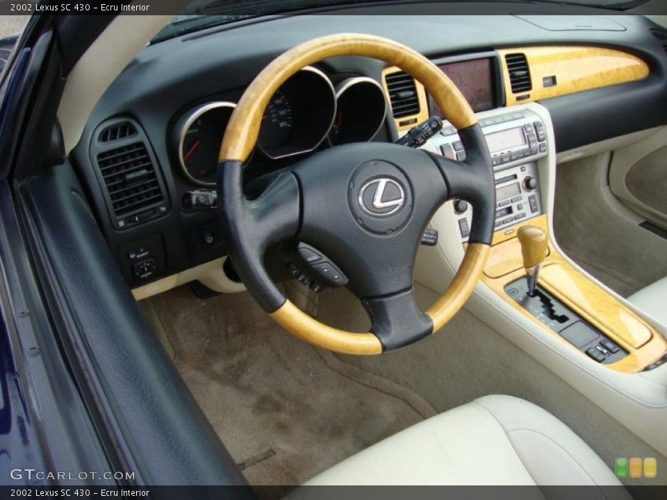 Ecru Interior Photo for the 2002 Lexus SC 430 #43368708