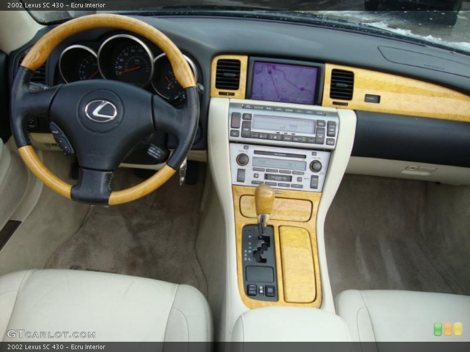 Ecru Interior Navigation for the 2002 Lexus SC 430 #43369160