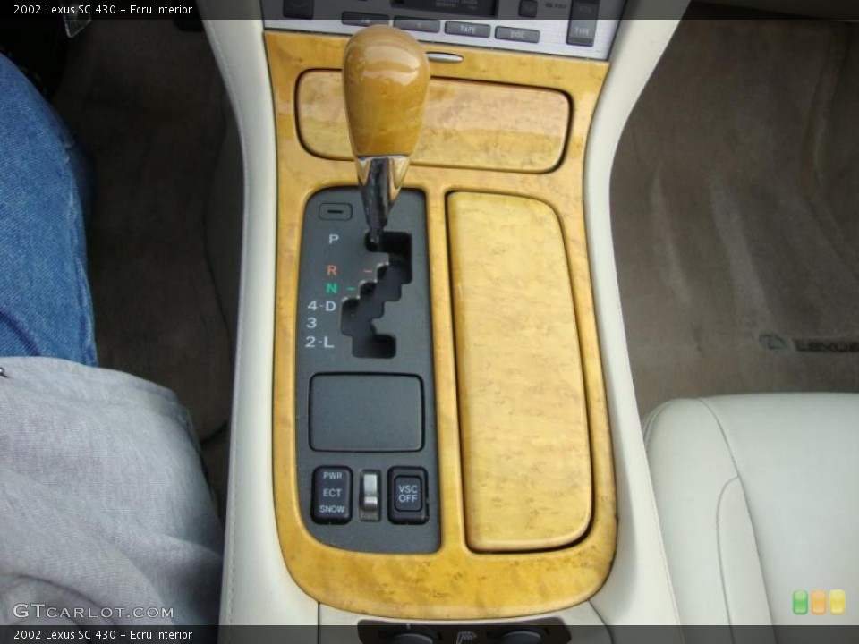 Ecru Interior Transmission for the 2002 Lexus SC 430 #43369264