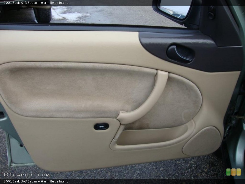 Warm Beige Interior Door Panel for the 2001 Saab 9-3 Sedan #43369632