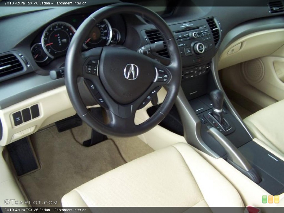 Parchment Interior Prime Interior for the 2010 Acura TSX V6 Sedan #43369852