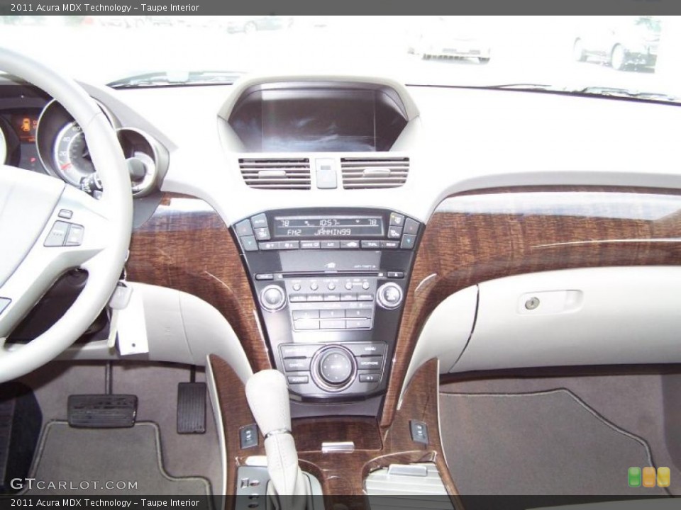 Taupe Interior Dashboard for the 2011 Acura MDX Technology #43371056