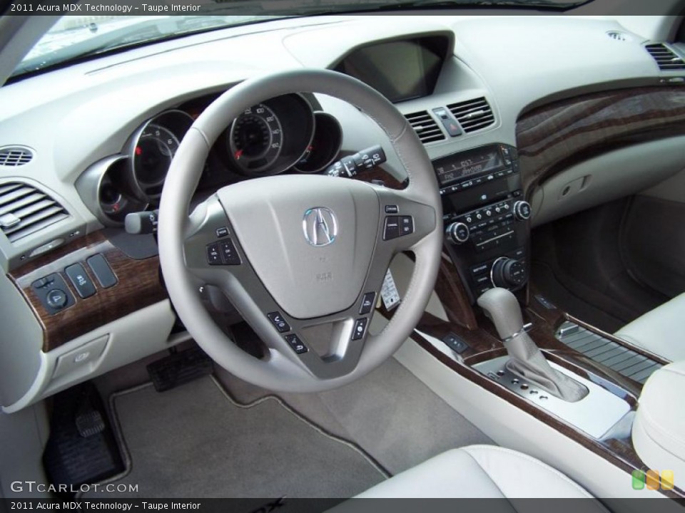 Taupe Interior Prime Interior for the 2011 Acura MDX Technology #43371080