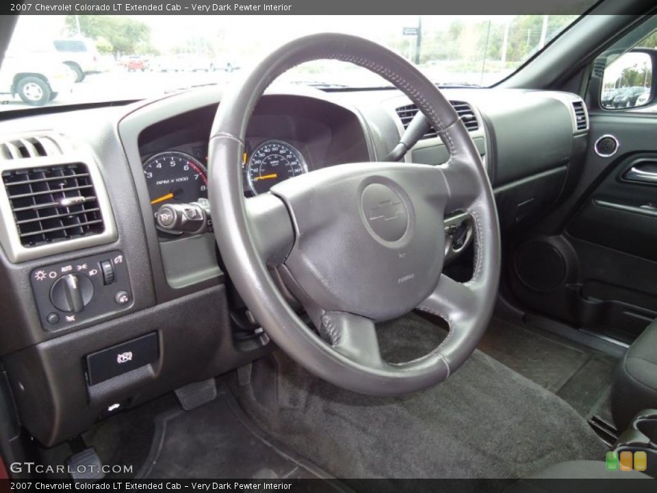 Very Dark Pewter Interior Dashboard for the 2007 Chevrolet Colorado LT Extended Cab #43372932