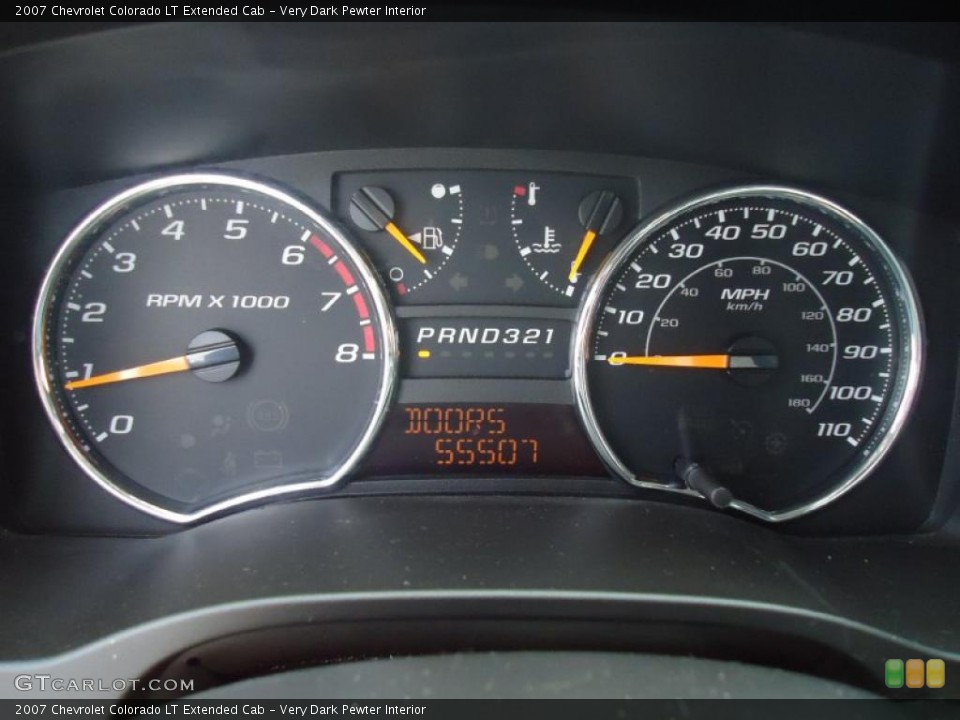 Very Dark Pewter Interior Gauges for the 2007 Chevrolet Colorado LT Extended Cab #43373208