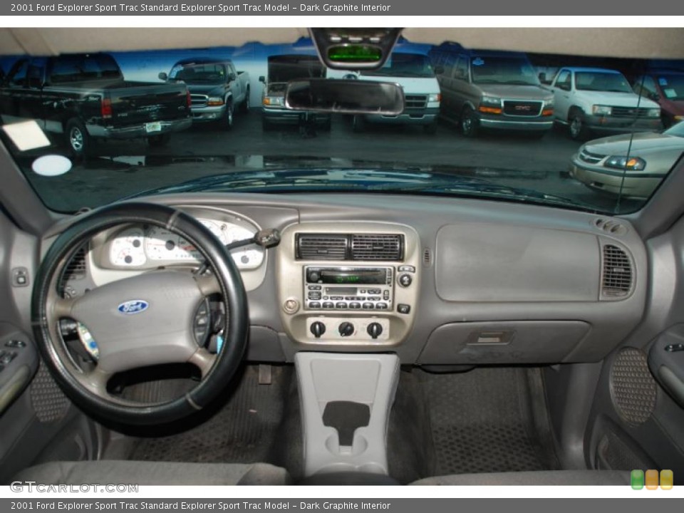 Dark Graphite Interior Dashboard for the 2001 Ford Explorer Sport Trac  #43374948