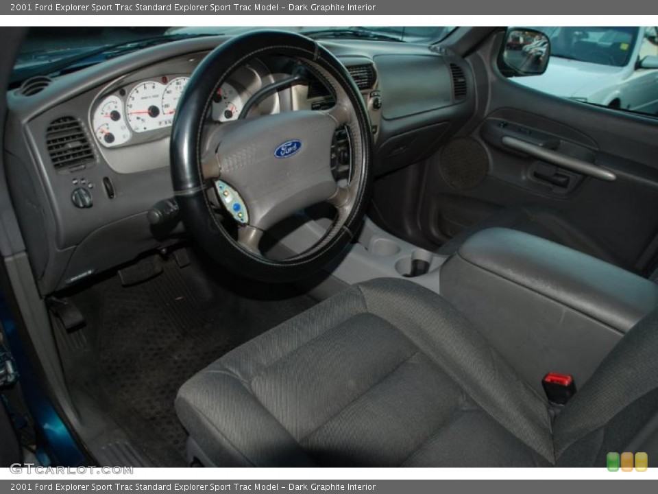Dark Graphite 2001 Ford Explorer Sport Trac Interiors