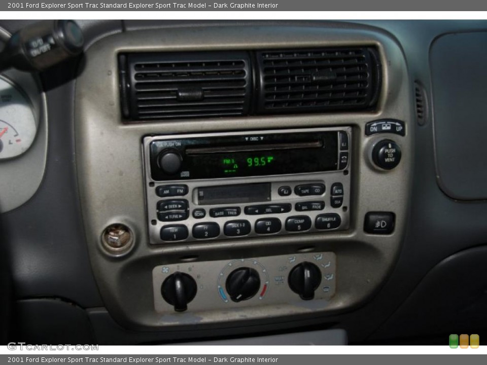 Dark Graphite Interior Controls for the 2001 Ford Explorer Sport Trac  #43375000