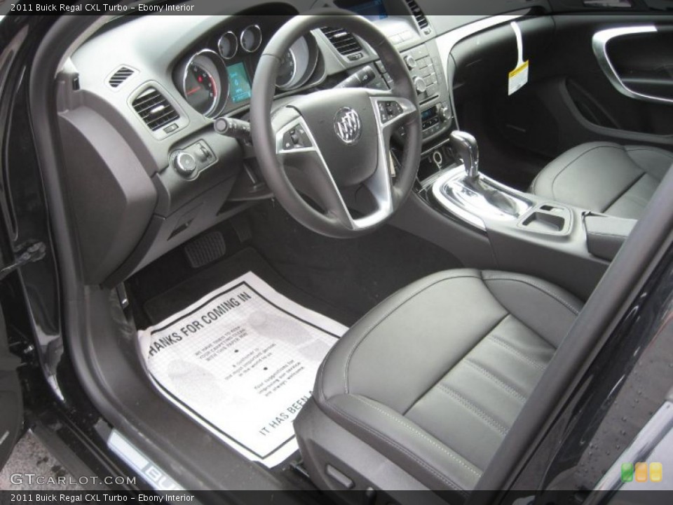 Ebony Interior Prime Interior for the 2011 Buick Regal CXL Turbo #43377898