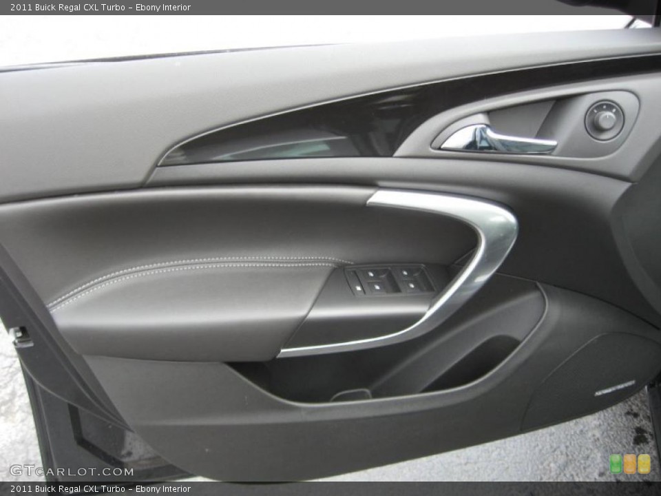 Ebony Interior Door Panel for the 2011 Buick Regal CXL Turbo #43377910