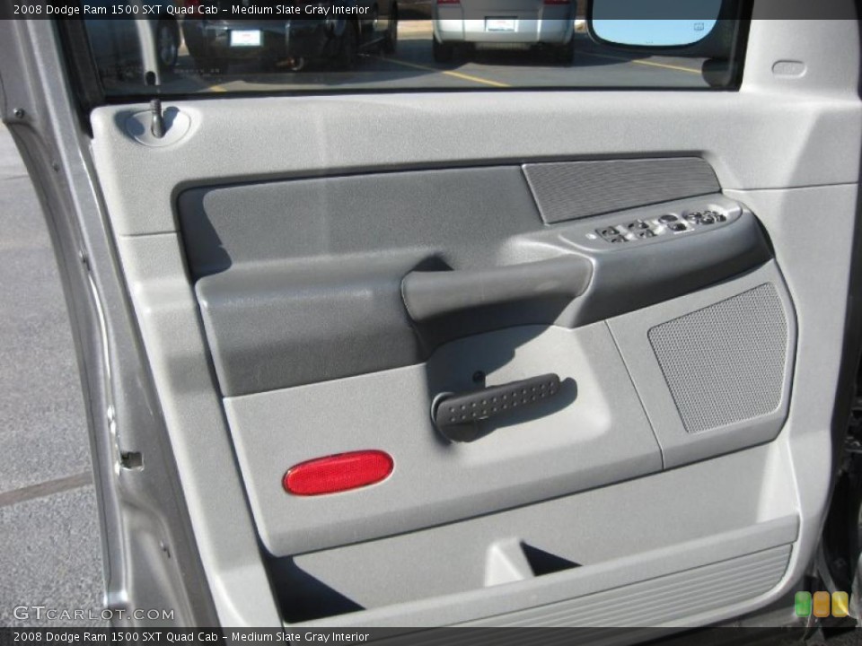 Medium Slate Gray Interior Door Panel for the 2008 Dodge Ram 1500 SXT Quad Cab #43378214