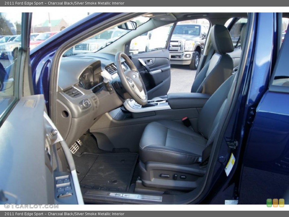 Charcoal Black/Silver Smoke Metallic Interior Photo for the 2011 Ford Edge Sport #43379625