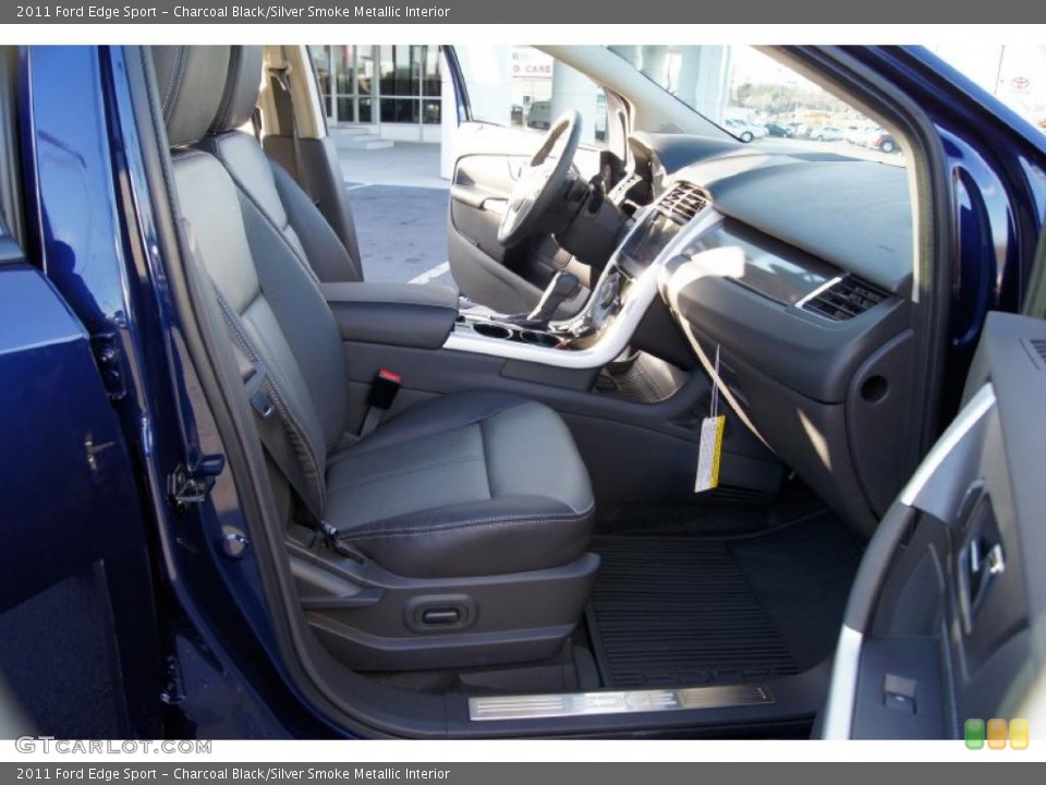 Charcoal Black/Silver Smoke Metallic Interior Photo for the 2011 Ford Edge Sport #43379779