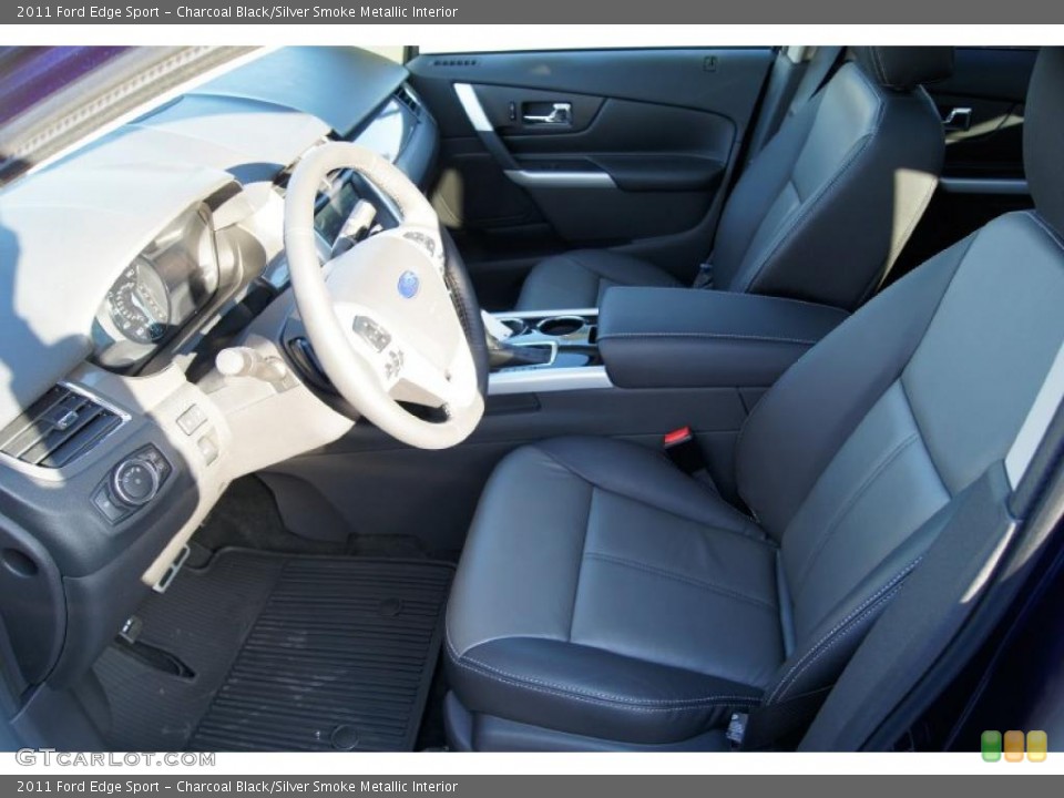 Charcoal Black/Silver Smoke Metallic Interior Photo for the 2011 Ford Edge Sport #43379971
