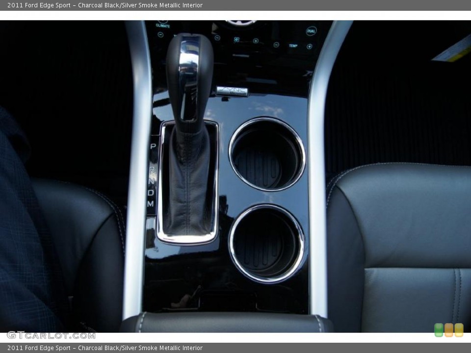 Charcoal Black/Silver Smoke Metallic Interior Transmission for the 2011 Ford Edge Sport #43380195