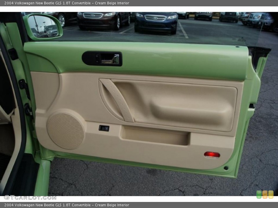 Cream Beige Interior Door Panel for the 2004 Volkswagen New Beetle GLS 1.8T Convertible #43380603
