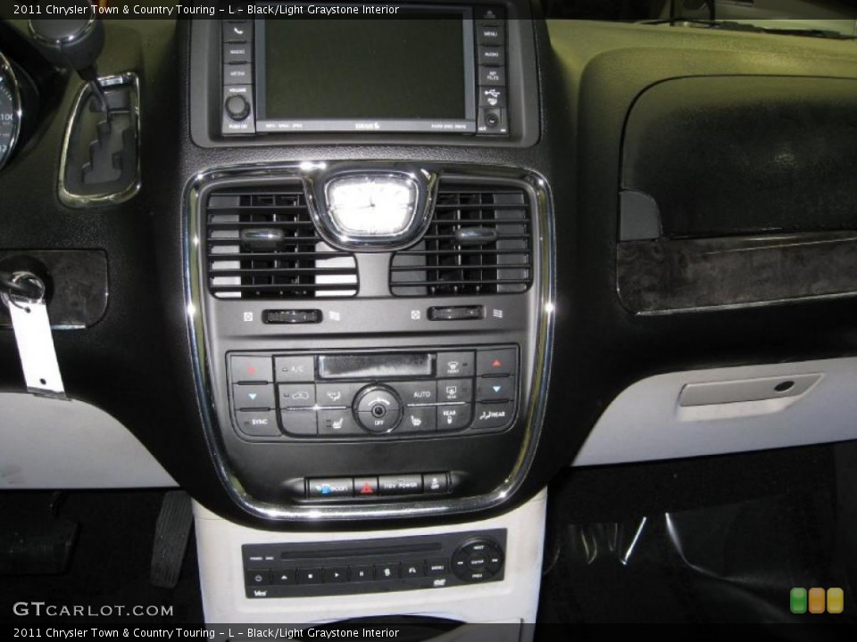 Black/Light Graystone Interior Controls for the 2011 Chrysler Town & Country Touring - L #43381947