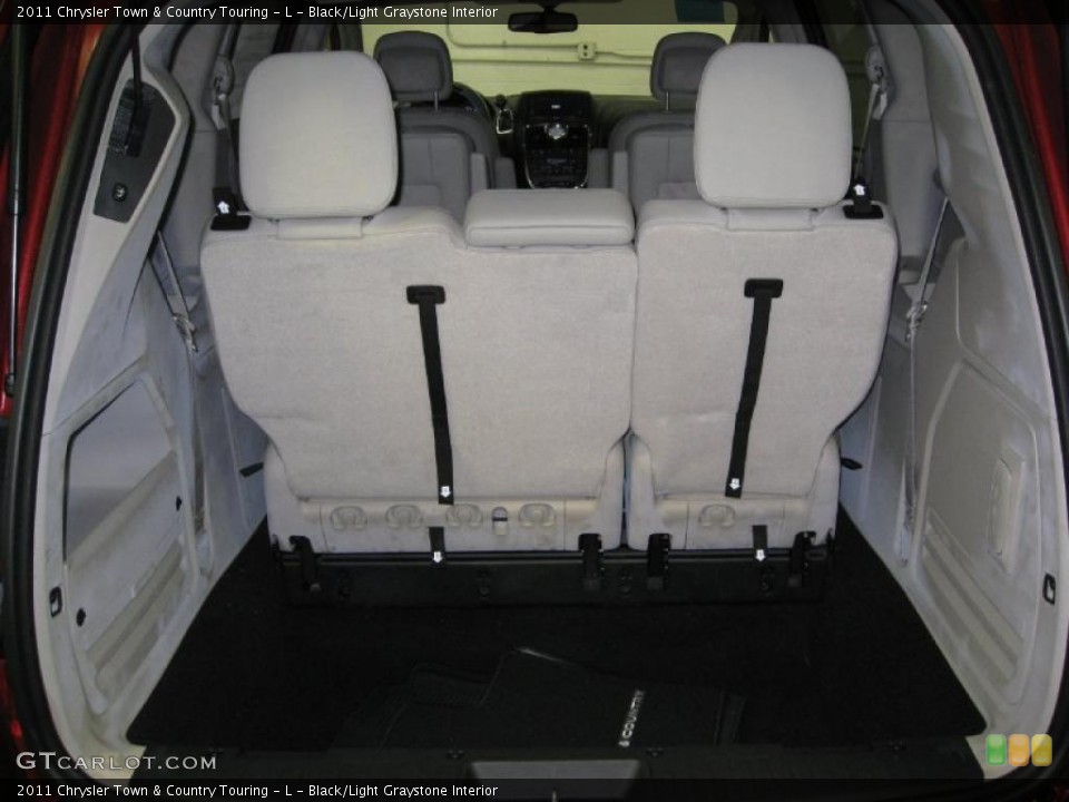 Black/Light Graystone Interior Trunk for the 2011 Chrysler Town & Country Touring - L #43382064
