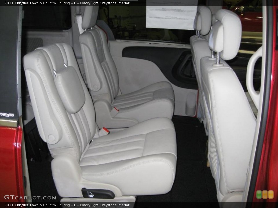 Black/Light Graystone Interior Photo for the 2011 Chrysler Town & Country Touring - L #43382231