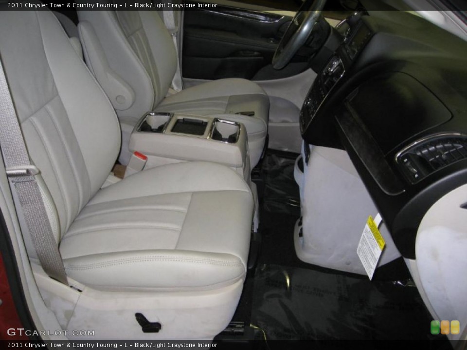 Black/Light Graystone Interior Photo for the 2011 Chrysler Town & Country Touring - L #43382255