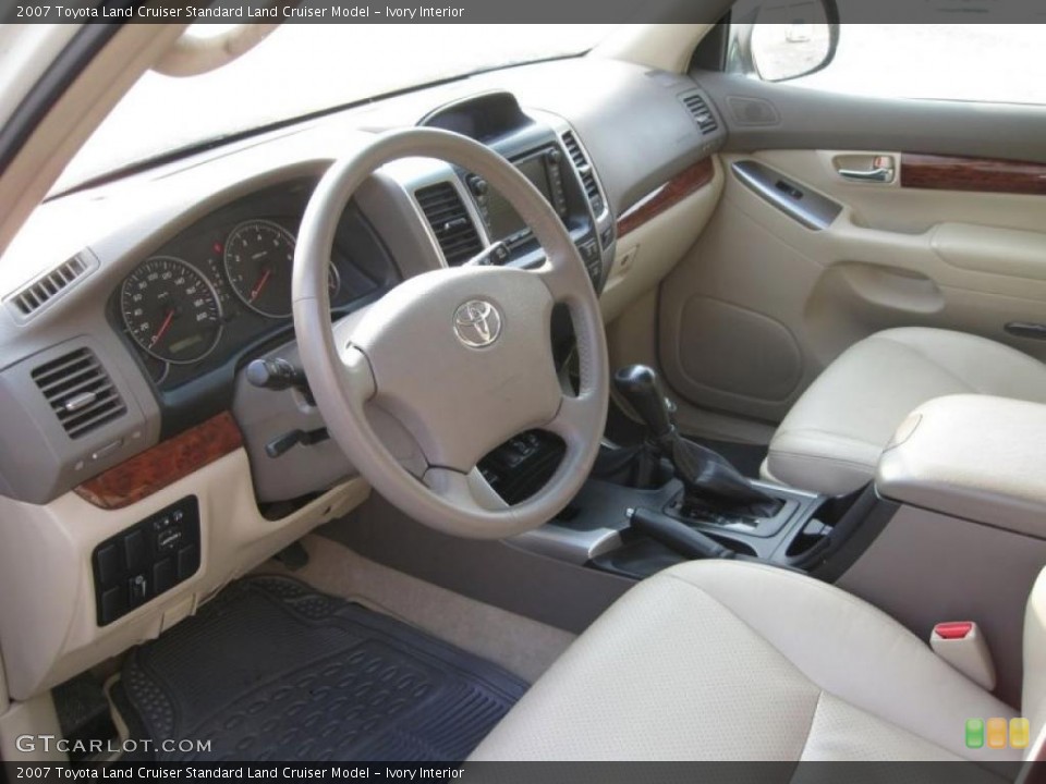 Ivory 2007 Toyota Land Cruiser Interiors