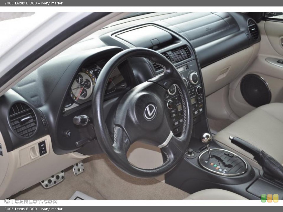 Ivory 2005 Lexus IS Interiors