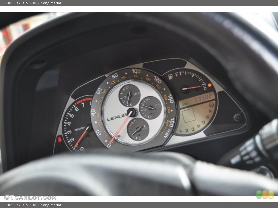 Ivory Interior Gauges for the 2005 Lexus IS 300 #43385827