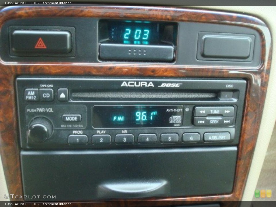 Parchment Interior Controls for the 1999 Acura CL 3.0 #43386643