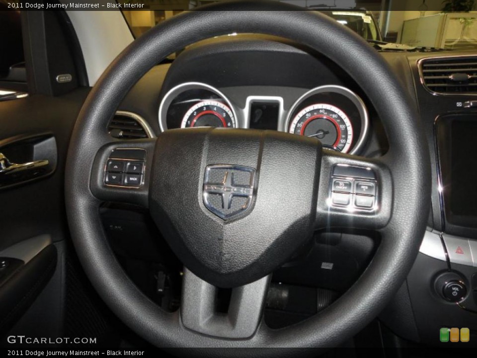 Black Interior Steering Wheel for the 2011 Dodge Journey Mainstreet #43387647