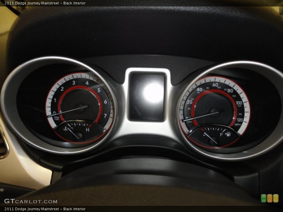 Black Interior Gauges for the 2011 Dodge Journey Mainstreet #43387663