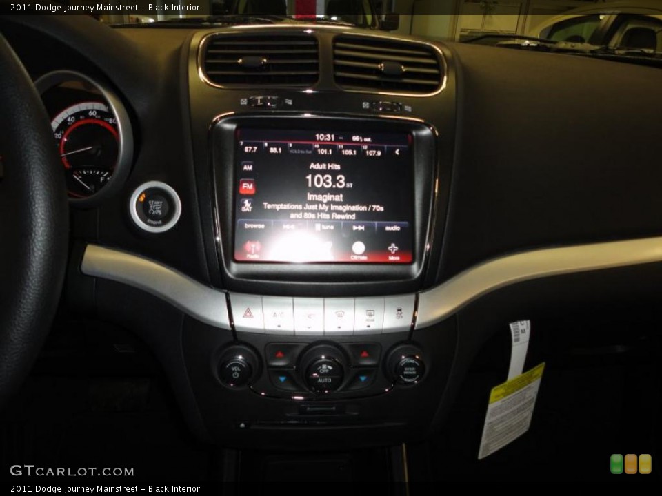 Black Interior Controls for the 2011 Dodge Journey Mainstreet #43387692