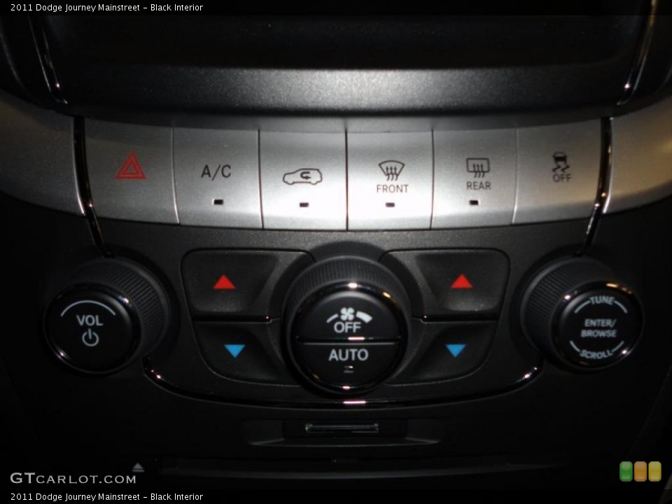 Black Interior Controls for the 2011 Dodge Journey Mainstreet #43387731