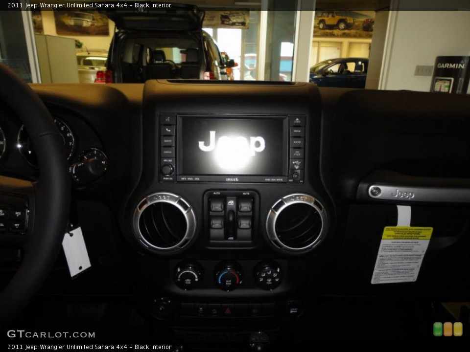 Black Interior Navigation for the 2011 Jeep Wrangler Unlimited Sahara 4x4 #43388839